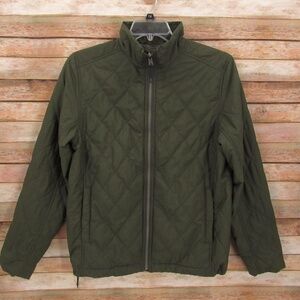 Royal Robins Olive Green Quilt Jacket Women's Standard Fit M